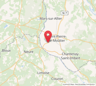 Map of Livry, Bourgogne-Franche-Comté