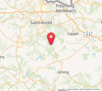 Map of Lixing-lès-Saint-Avold, Grand Est