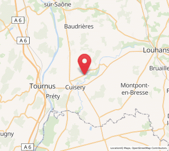 Map of Loisy, Bourgogne-Franche-Comté