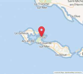 Map of Loix, Nouvelle-Aquitaine