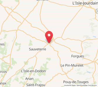 Map of Lombez, Occitanie