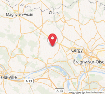 Map of Longuesse, Île-de-France