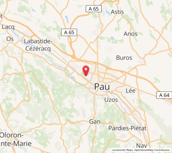 Map of Lons, Nouvelle-Aquitaine