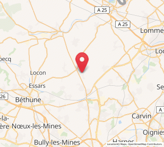 Map of Lorgies, Hauts-de-France
