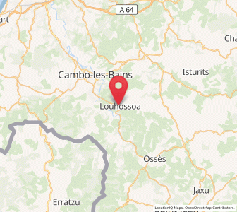 Map of Louhossoa, Nouvelle-Aquitaine