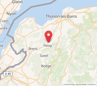 Map of Lully, Auvergne-Rhône-Alpes