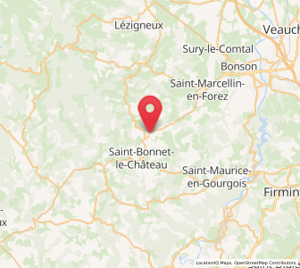 Map of Luriecq, Auvergne-Rhône-Alpes