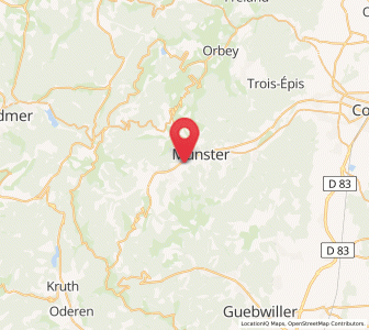 Map of Luttenbach-près-Munster, Grand Est