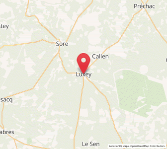Map of Luxey, Nouvelle-Aquitaine