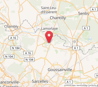 Map of Luzarches, Île-de-France