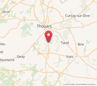 Map of Luzay, Nouvelle-Aquitaine