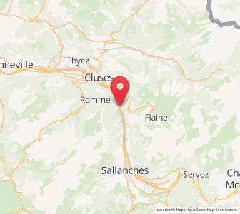 Map of Magland, Auvergne-Rhône-Alpes