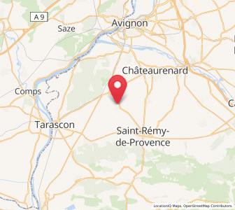 Map of Maillane, Provence-Alpes-Côte d'Azur