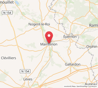 Map of Maintenon, Centre