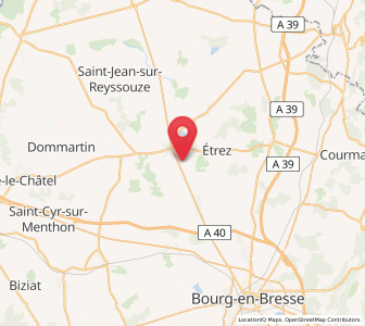 Map of Malafretaz, Auvergne-Rhône-Alpes