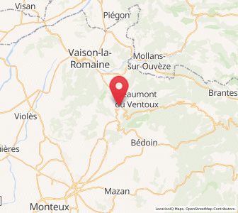 Map of Malaucène, Provence-Alpes-Côte d'Azur