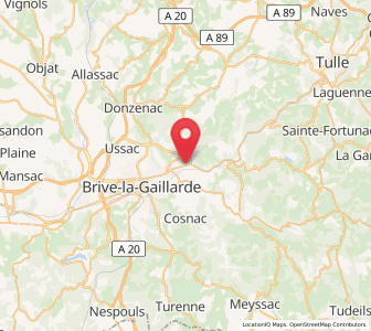 Map of Malemort, Nouvelle-Aquitaine