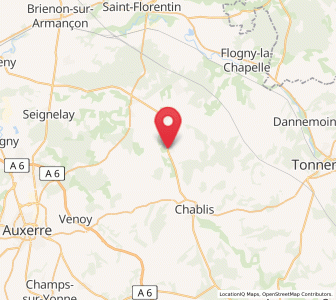 Map of Maligny, Bourgogne-Franche-Comté
