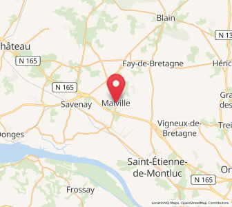 Map of Malville, Pays de la Loire
