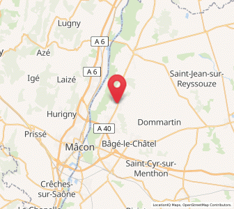 Map of Manziat, Auvergne-Rhône-Alpes
