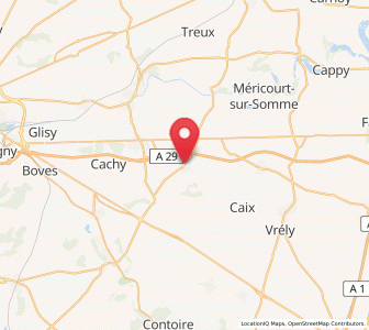 Map of Marcelcave, Hauts-de-France