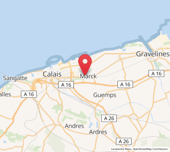 Map of Marck, Hauts-de-France