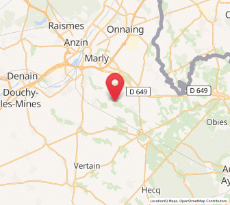 Map of Maresches, Hauts-de-France