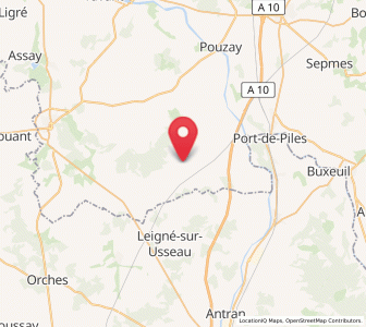 Map of Marigny-Marmande, Centre