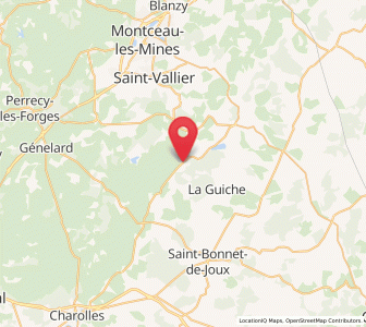 Map of Marizy, Bourgogne-Franche-Comté