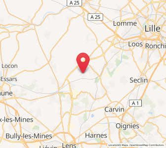 Map of Marquillies, Hauts-de-France