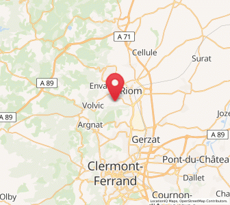 Map of Marsat, Auvergne-Rhône-Alpes