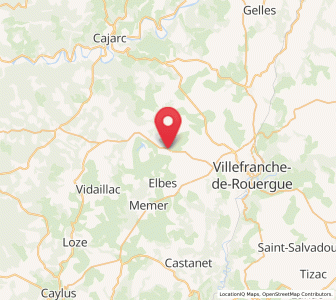 Map of Martiel, Occitanie