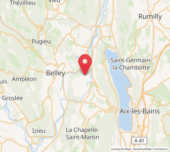 Map of Massignieu-de-Rives, Auvergne-Rhône-Alpes