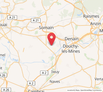 Map of Mastaing, Hauts-de-France