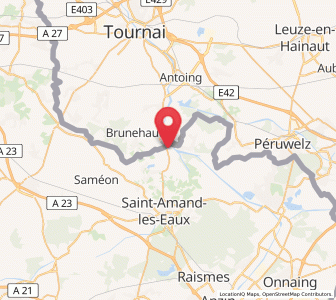 Map of Maulde, Hauts-de-France