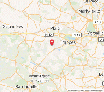 Map of Maurepas, Île-de-France