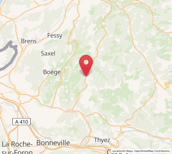Map of Mégevette, Auvergne-Rhône-Alpes