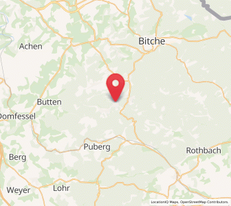 Map of Meisenthal, Grand Est