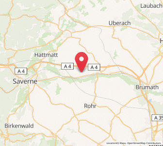 Map of Melsheim, Grand Est