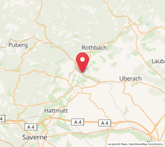 Map of Menchhoffen, Grand Est