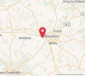 Map of Mercin-et-Vaux, Hauts-de-France