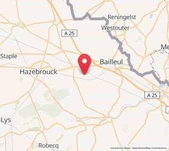 Map of Merris, Hauts-de-France