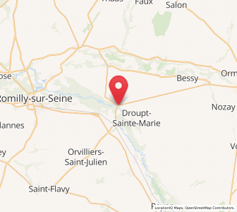 Map of Méry-sur-Seine, Grand Est