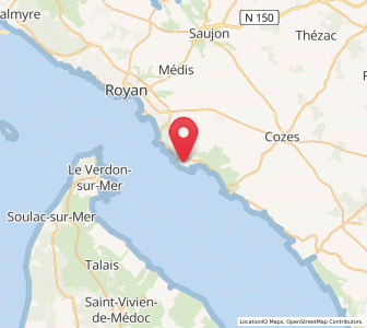 Map of Meschers-sur-Gironde, Nouvelle-Aquitaine