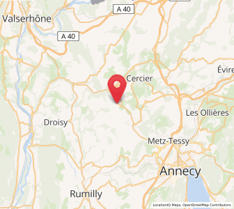 Map of Mésigny, Auvergne-Rhône-Alpes