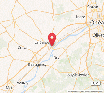 Map of Meung-sur-Loire, Centre