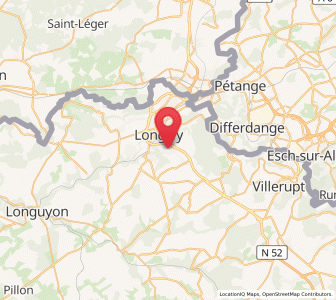 Map of Mexy, Grand Est