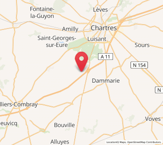 Map of Mignières, Centre