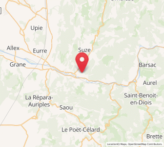 Map of Mirabel-et-Blacons, Auvergne-Rhône-Alpes