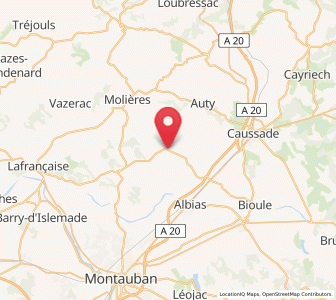 Map of Mirabel, Occitanie